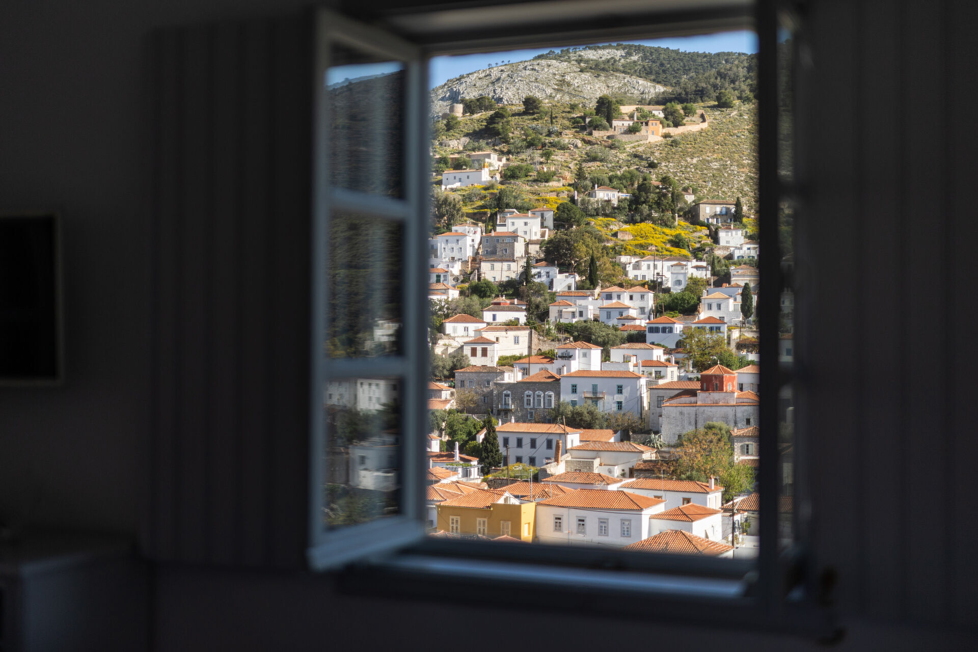 Swimming in crystal-clear Hydra waters